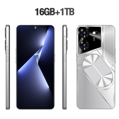New Product 7.3 Inch 16GB+1TB 6800 MAh 5G Smartphone t Echno Phone Original Povo 5 Pro Mobile Phone Android 13.0 Telephone