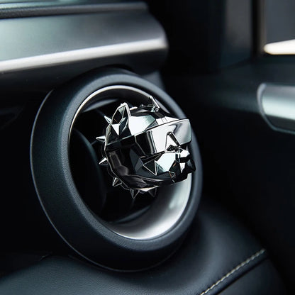 NO PERFUME Bulldog Air Freshener Car Perfume Car Decoration Auto Geur Clip Bulldog Fragrance Scent Parfum Voiture Car Diffuser