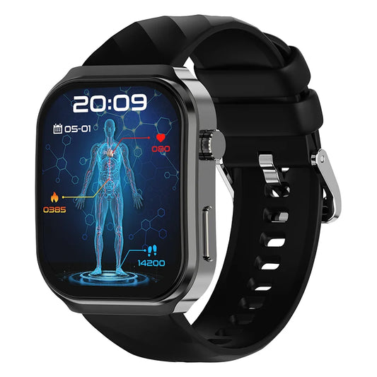 Montre connectée 2024 pour hommes et femmes, appels Bluetooth, montre numérique, moniteur de fitness, montre de sport étanche pour enfants et filles, compatible avec les appareils Xiaomi et iPhone.