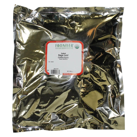 UD2 Frontier Sauge Bio Frottée en Feuilles 1lb (454 g) - Article en Vrac - Mélange d'Épices et d'Assaisonnements