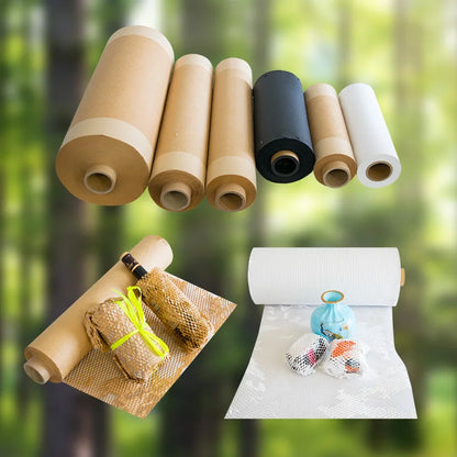 Emballage en carton alvéolé kraft, idéal pour le calage des coussins. Offre spéciale !