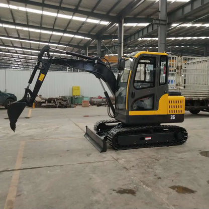 Mini Digger Excavator Construction Equipment 3.5 Ton 4 Ton Chinese Mini Excavator Prices