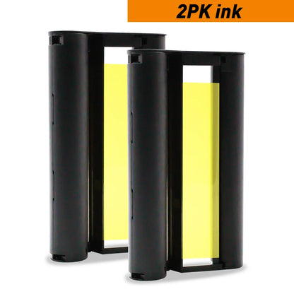 InkExpress Ink Cassette Photo Paper Set Compatible for Canon Selphy CP900 CP910 CP1200 CP1300 Photo Printer KP-36IN KP-108IN