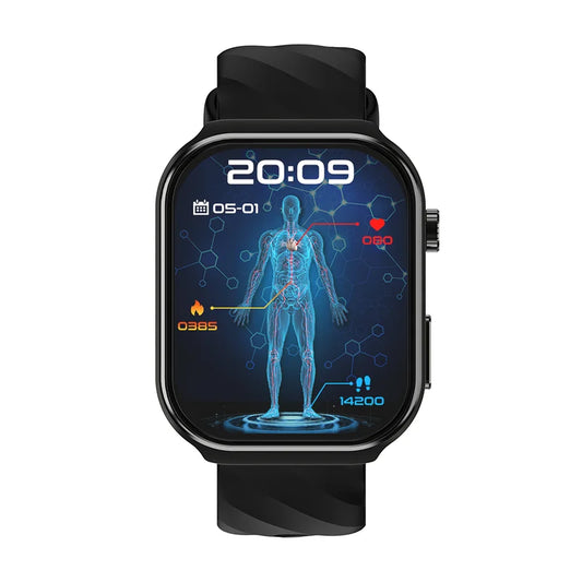 Montre connectée 2024 pour hommes et femmes, appels Bluetooth, montre numérique, moniteur de fitness, montre de sport étanche pour enfants et filles, compatible avec les appareils Xiaomi et iPhone.