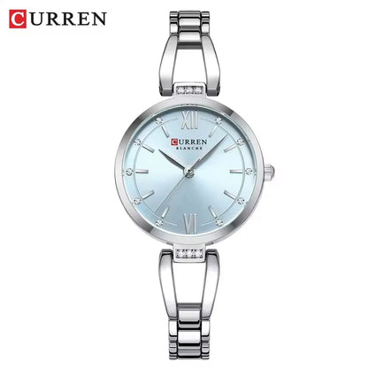CURREN 9092 Luxury Bracelet Women's Watches Elegant Gold High Quality Stainless Steel Waterproof Female Quartz Wrist Watch