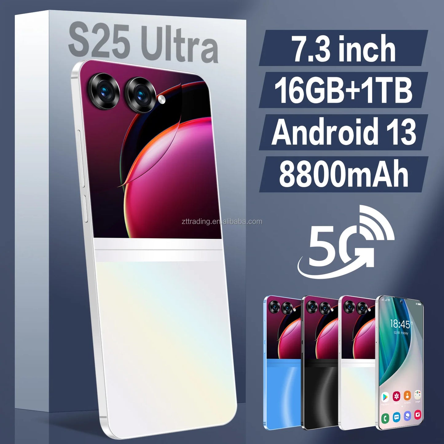 Hot Selling Original  S25 ultra Mobile Phones Big Screen   Android13.0 5G Smartphone 12gb + 512TB  Telephone