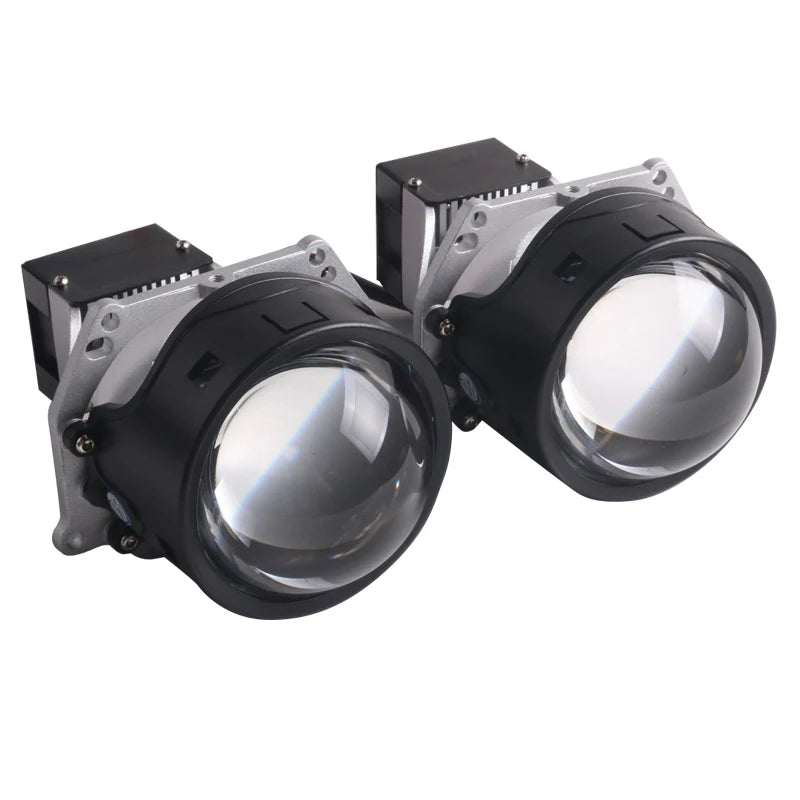 Nouveau phare LED bi-LED L50 de haute qualité avec lentille de projecteur laser H4, installation facile, feux de route et de croisement pour voiture et moto.