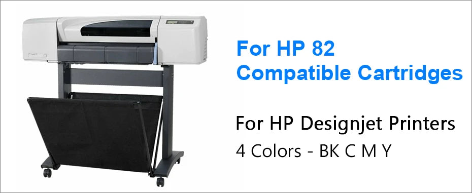 82 Replacement Ink Cartridge With Ink Compatible For HP Designjet 510 510ps Printer CH565A C4911A
