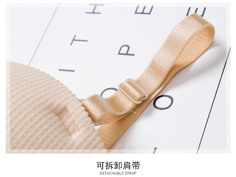 bras for women Rope straps Palm support Steel-free bra with air-permeable bra One-piece Lattice push up sexy bra 80A 80B 80C 85C