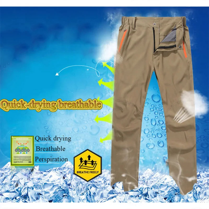 Pantalon de randonnée ultra-fin à séchage rapide NUONEKO pour homme et femme, idéal pour les sports de plein air, le camping, la pêche et l'escalade (PN31).