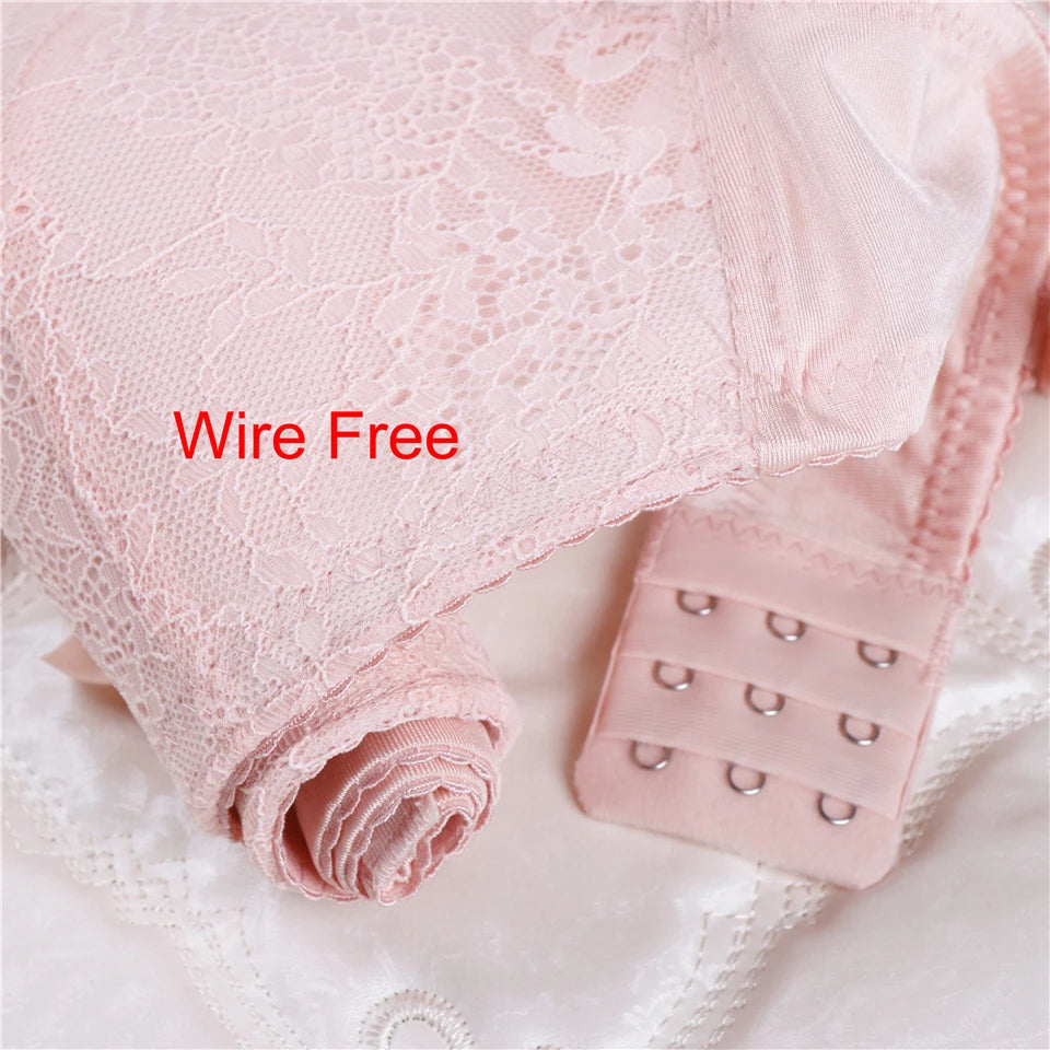 Bras For Women Push Up Plus Size Brassiere Sexy Lace Brasier Mujer Seamless Bralette  Wireless Ladies Bra