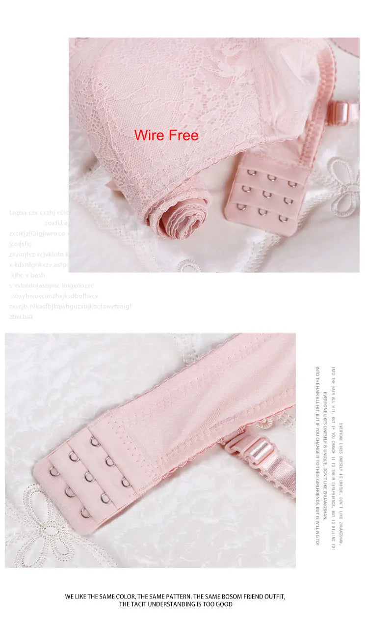 Bras For Women Push Up Plus Size Brassiere Sexy Lace Brasier Mujer Seamless Bralette  Wireless Ladies Bra