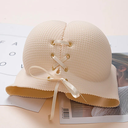 bras for women Rope straps Palm support Steel-free bra with air-permeable bra One-piece Lattice push up sexy bra 80A 80B 80C 85C