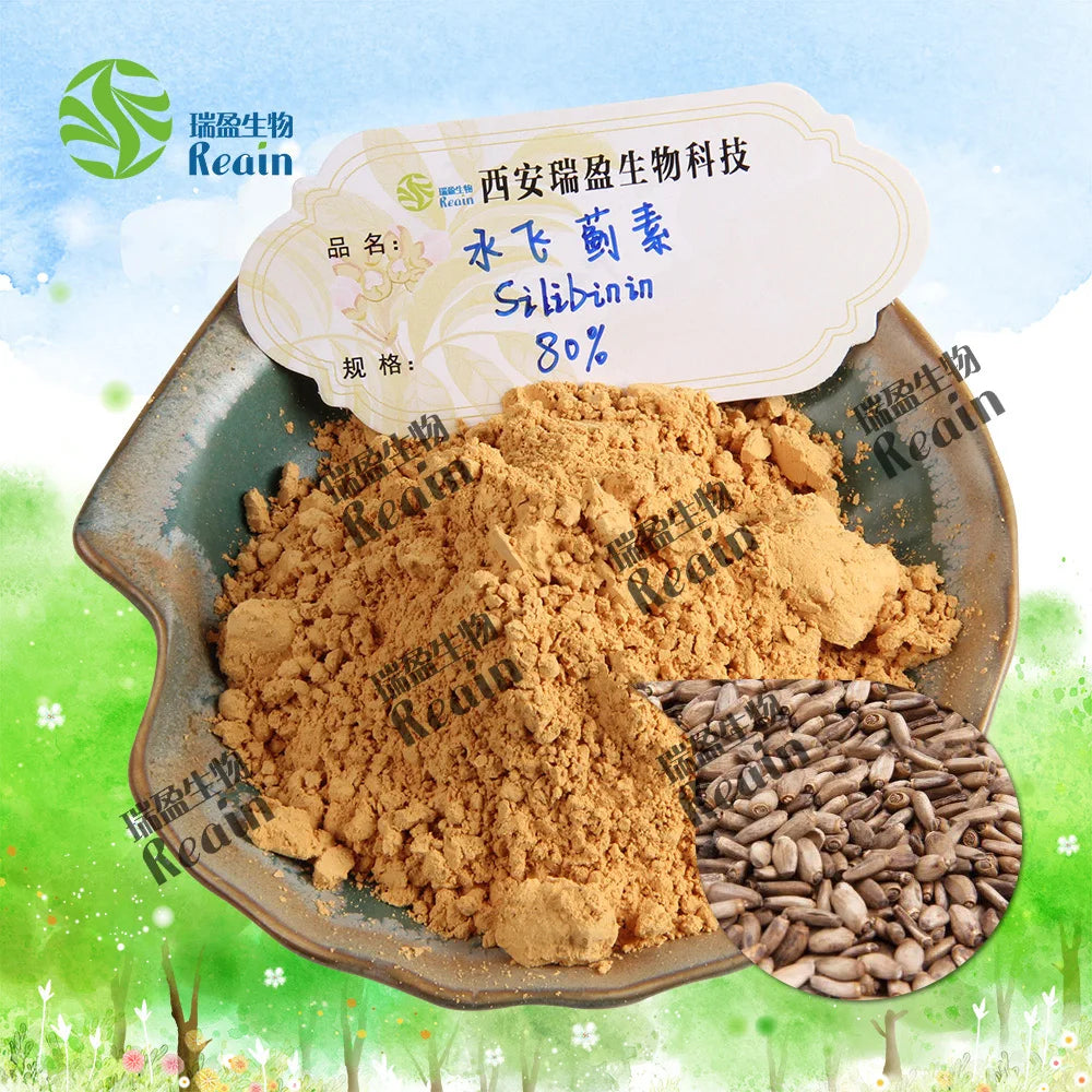 Milk Thistle Wholesale Silybum Marianum 80% Silymarin Powder Milk Thistle Extract