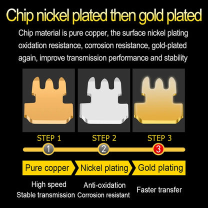 OULLX 6U RJ45 Connector Cat6 Jack FTP Gold Plated Pass Through Ethernet Cables Network RJ-45 Plug Cat5 Cat5e STP Shielded
