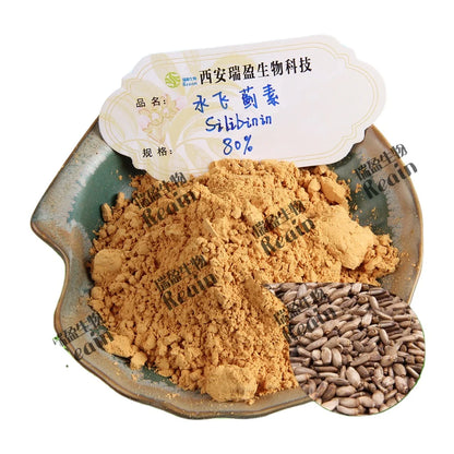 Milk Thistle Wholesale Silybum Marianum 80% Silymarin Powder Milk Thistle Extract