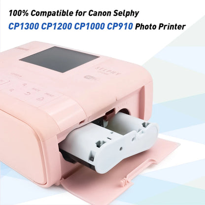 InkExpress Ink Cassette Photo Paper Set Compatible for Canon Selphy CP900 CP910 CP1200 CP1300 Photo Printer KP-36IN KP-108IN