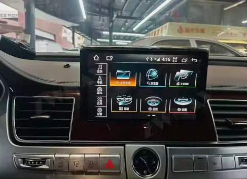 Autoradio ZWNAV Android 11.0 Qualcomm 8 cœurs 128 Go pour Audi A8 A8L D4 2004-2012, écran IPS, lecteur multimédia stéréo