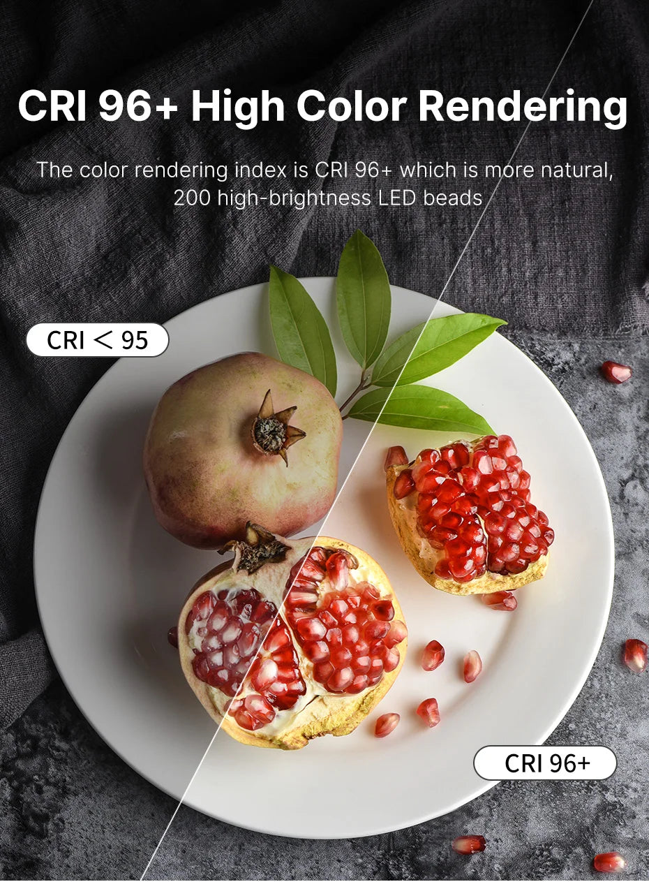 Ulanzi U200 Rechargable Smartphone Video Rig Vertical Shooting LED Ring Light LED Video Light DSLR Smartphone Handle Vlog Grip