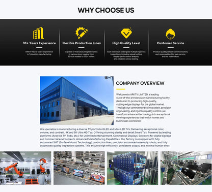 Manufacturer TCL Smart TVs Cheap Television 32 to 100 Inch LED TV Smart with Android WiFi