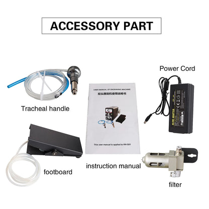 Auble 110V/220V Pneumatic Engraving Machine Jewelry Tools Micro-Setting Bead Carving Single-Head Model 0189 Made China Jewelry