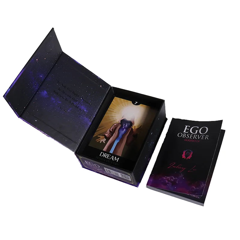Custom Premium Tarot Deck Printed Eco Friendly 24K Gold Tarot Cards German Wholesale