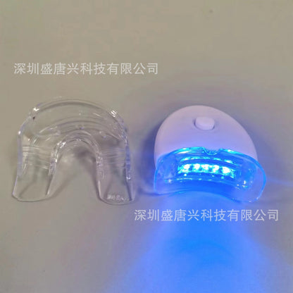 1PCS LED Teeth Whitening Lamp Blue Light Ultraviolet Home Mini White Blue Fresh Mouth Protection Oral Cleaning Personal Care