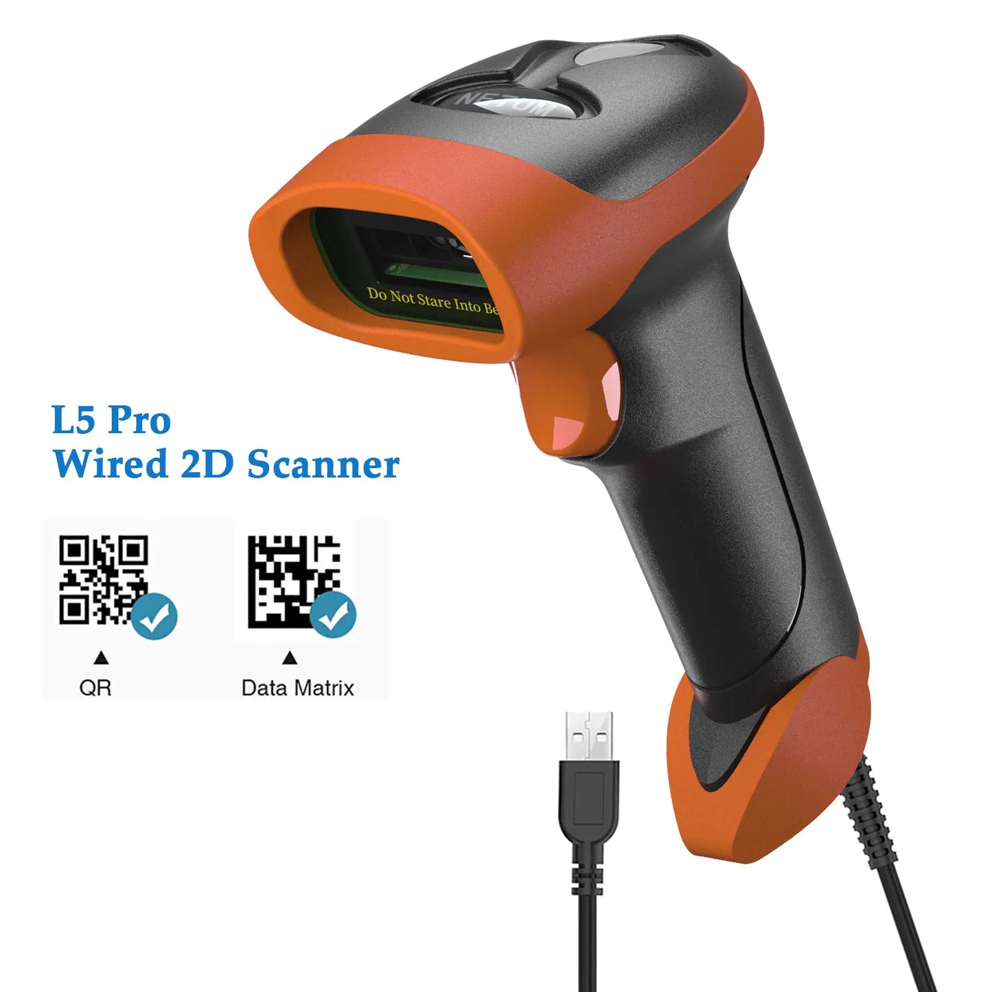 Lecteur de codes-barres 2D sans fil Bluetooth NETUM L8BLPro, lecteur de codes QR, PDF417, détection automatique pour la lecture de codes-barres en point de vente
