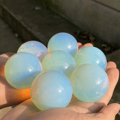 1pc Opalite Quartz Ball Crystal Sphere Divination Ethically Sourced Mineral Reiki Crystal Ball Gift Valentine's Day Gift Home De