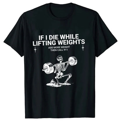 T-shirts de musculation humoristiques pour hommes, manches courtes, vêtements de fitness et d'exercice.