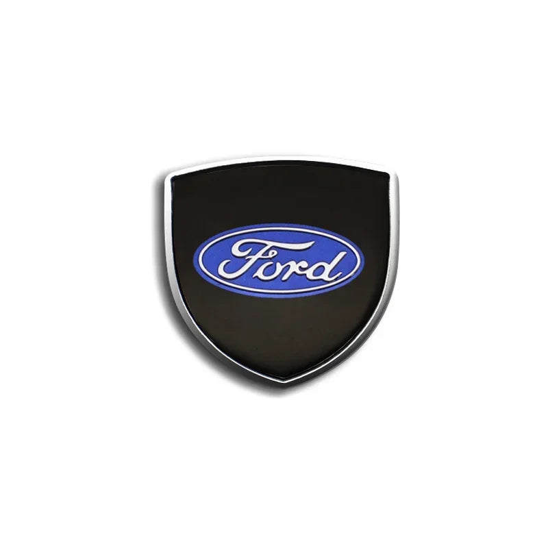 3D Metal Car Side Fender Trunk Emblem Badge Decoration Stickers For Ford Focus 2 3 Mk2 Mk3 Fiesta Mondeo Ranger Ecosport Kuga ST