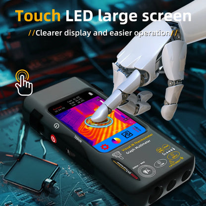 BSIDE SH7 320*320 Thermal Imager Camera 20000 Counts Touchscreen Digital Multimeter 2 in 1 IR Camera for Macro lens Repair PCB