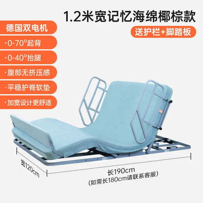 Electric Nursing Mattress for Elderly Bedridden - Auto - Rollover Assist in Standing Up Lift - Bed Function Ideal Tatami FYMS