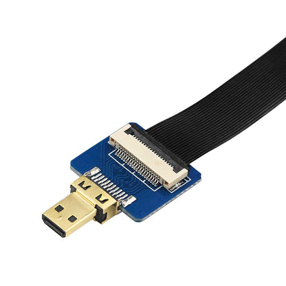 HDMI-Compatible Connector Flex Flat Cable for Raspberry Pi 4 Micro Mini HDMI-Compatible 20pin FFC 10 20 50cmRibbon FPV Orange Pi