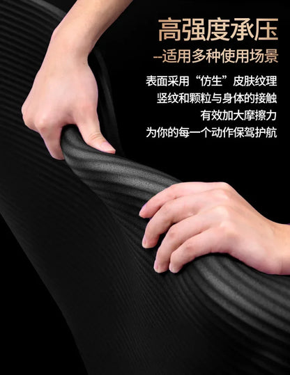 Tapis de gym pour homme 200 x 90 cm, épaisseur 20 mm, tapis de yoga pour débutants, plus épais, plus large et plus long, antidérapant, pour la maison