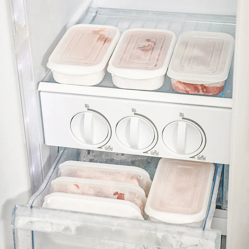 Refrigerator Food Storage Containers Sealed Box Kitchen Freezer Seal Bin Vegetable Fruit Meat Fresh Box Food Organizer