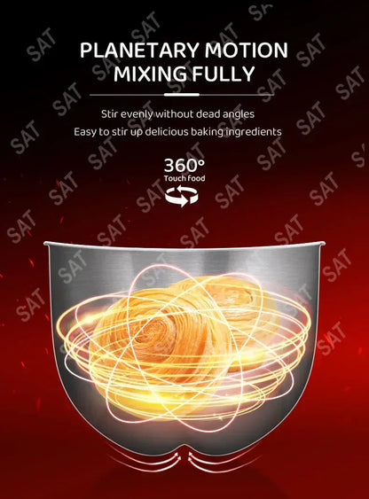 -for Professional Cake Food Mixer Bread 1500W 6L Planetary Aid Kitchen Robot Dough Stand Mixer