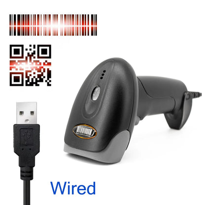 1D 2D Barcode Scanner Wired 2.4G Wireless Bluetooth Bar Code Reader Handheld Portable Scanning For Supermarket Logistics Product