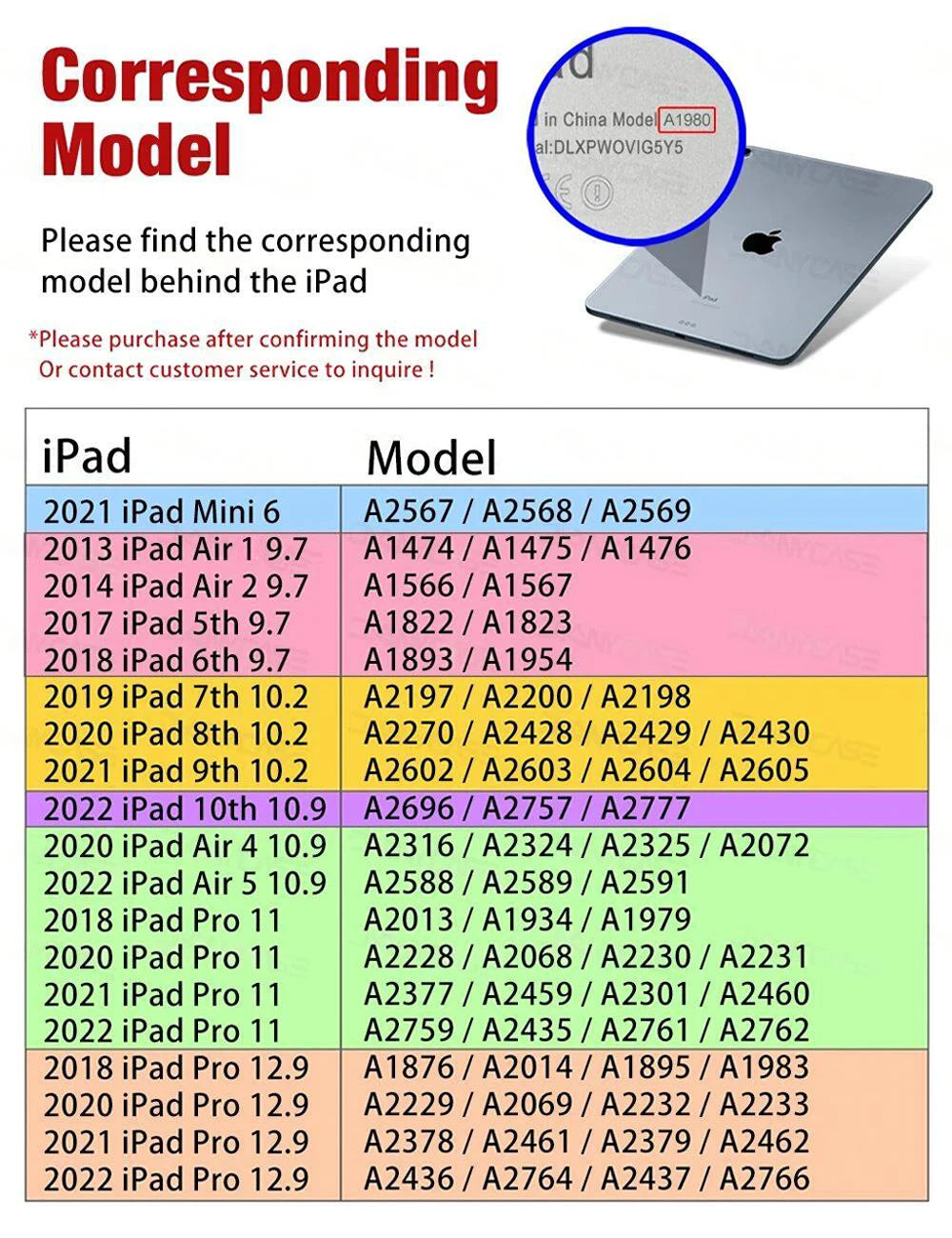 For iPad Case 2024 Air 11 13 M2 Pro 11 13 for 10 Gen Pro 10.5 10.2 9th 8th 6th 5th 9.7 Mini 6 Acrylic Smart Case with Pen Holder