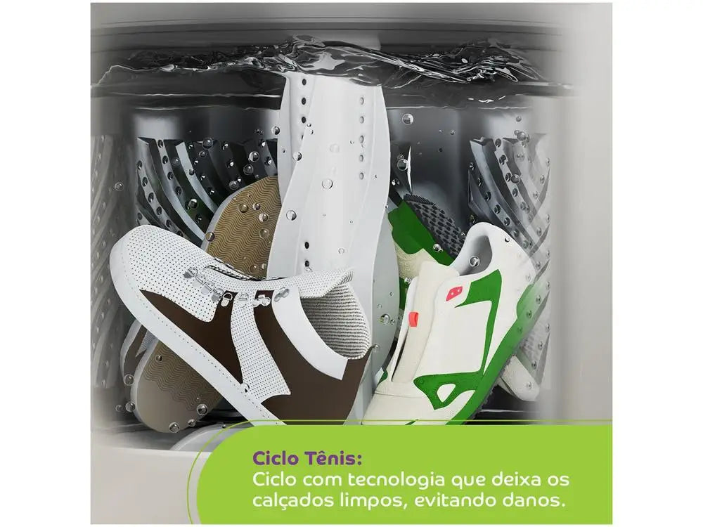 Lave-linge Consul 13 kg, panier en inox, 12 programmes de lavage blancs CWN13AB - 110 V