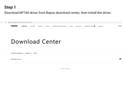 Rapoo MT760 Rechargeable Multi-mode Wireless Mouse Ergonomic 3200 DPI Easy-Switch Up to 4 Devices Bluetooth Mouse Office Mice