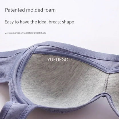 Plus Size Push Up Bra for Women - Adjustable Straps Lace Trim, Full Coverage Comfortable Support Underwire Bra for Big Bust