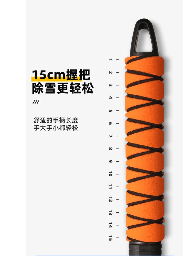 Grattoir à glace pour voiture, pelle à neige, outil de déneigement ergonomique pour pare-brise, dégivrage de vitres automobiles en hiver, portable et multifonction