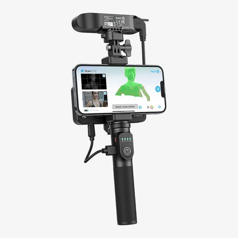 Scanner 3D portable Creality CR-Scan Ferret Pro : suivi anti-vibration, WiFi 6, numérisation sans fil couleur 24 bits, précision de 0,1 mm