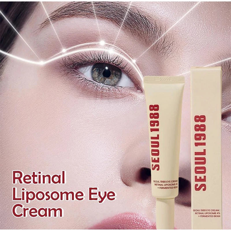 Seoul 1988 Retinol Eye Cream 4% Anti Aging Eye Treatment Dark Circles, Wrinkles, Puffiness Firming & Lifting Eye Cream For Women