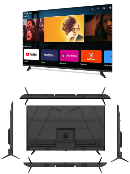 Téléviseur grand écran UHD 70 pouces (81 cm) - Disponible en 32, 43, 50, 55, 65, 75, 85, 98 et 100 pouces (81, 43, 50, 55, 65, 75, 85, 98 et 100 cm) - Compatible Android LED LCD Smart TV avec Wi-Fi