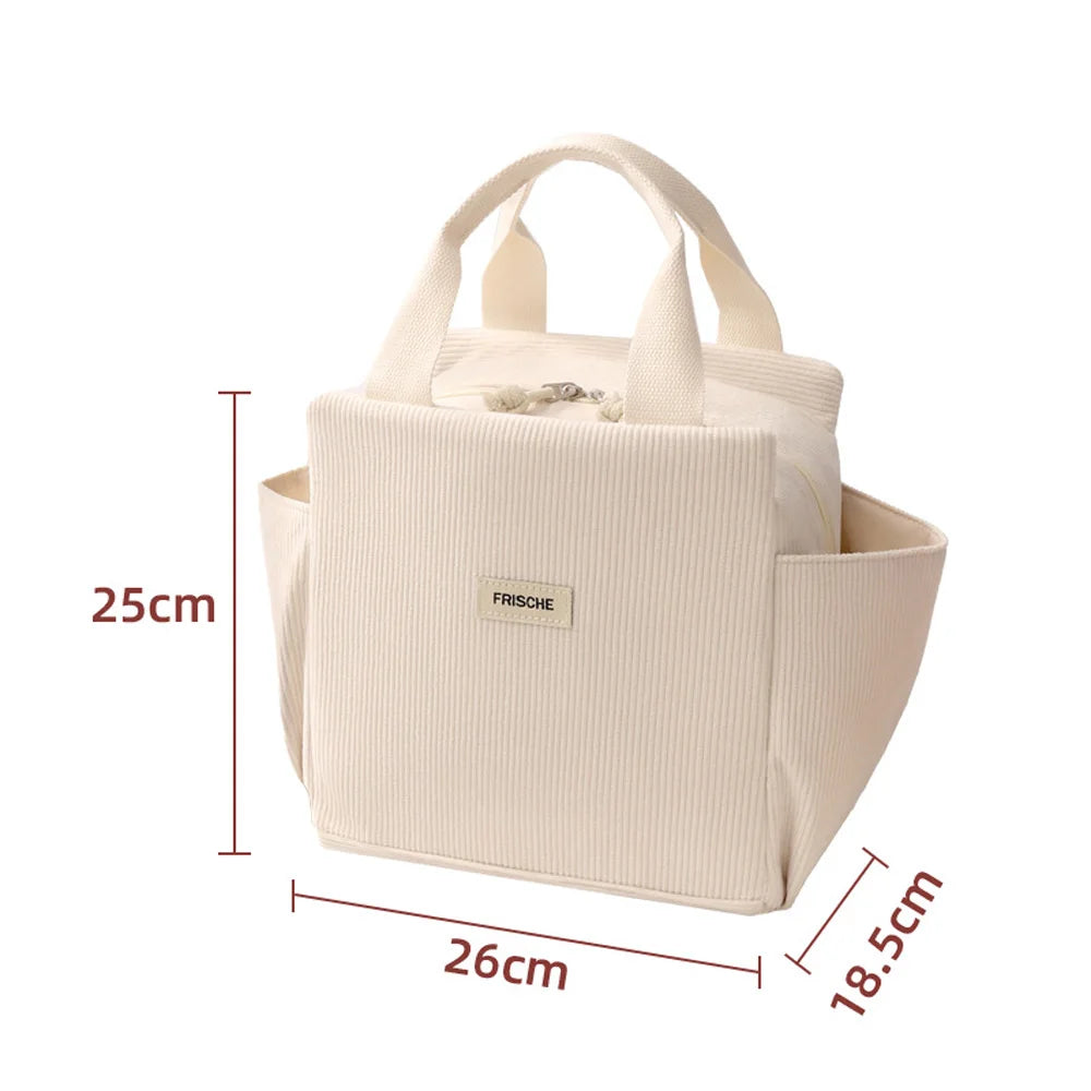 This lunch bag, insulated lunch box, reusable leak-proof large refrigerated handbag is suitable for both men and women. A-DH