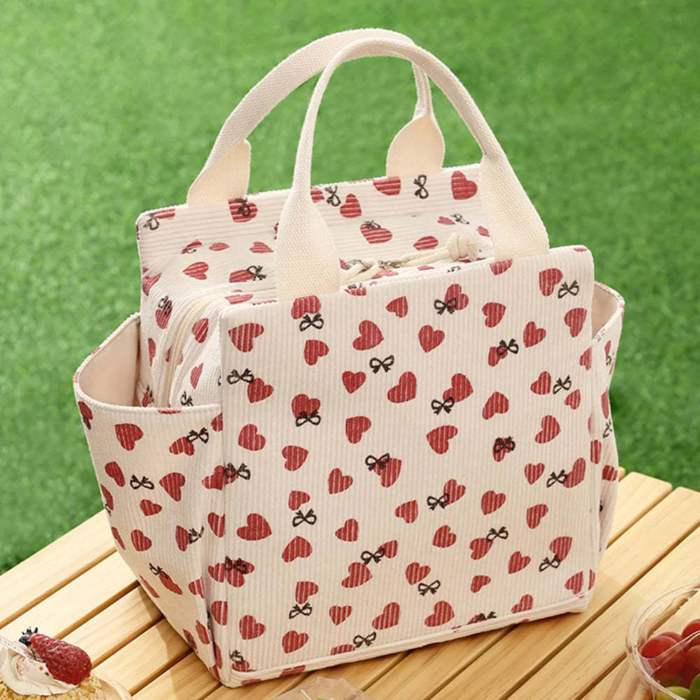 This lunch bag, insulated lunch box, reusable leak-proof large refrigerated handbag is suitable for both men and women. A-DH