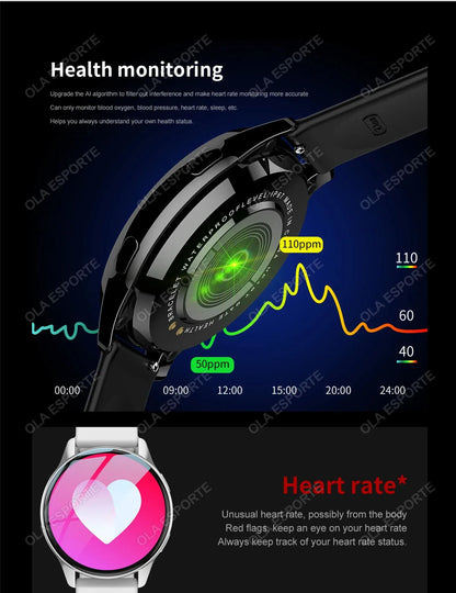 New SmartWatch 2025 Men Women Watches Bluetooth Call Heart Rate Sleep Life Waterproof Smart Watch Fitness Tracker Sporte Watch