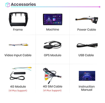 Junsun Android Wireless CarPlay Auto Car Radio For Hyundai Tucson 2 ix35 2009-2015 Car Intelligent Systems DSP SWC RDS GPS FM BT